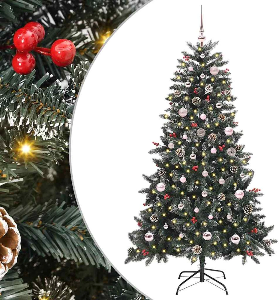 Dirbtinė Kalėdų eglutė Žalia 150 cm PVC, plastikas ir plienas