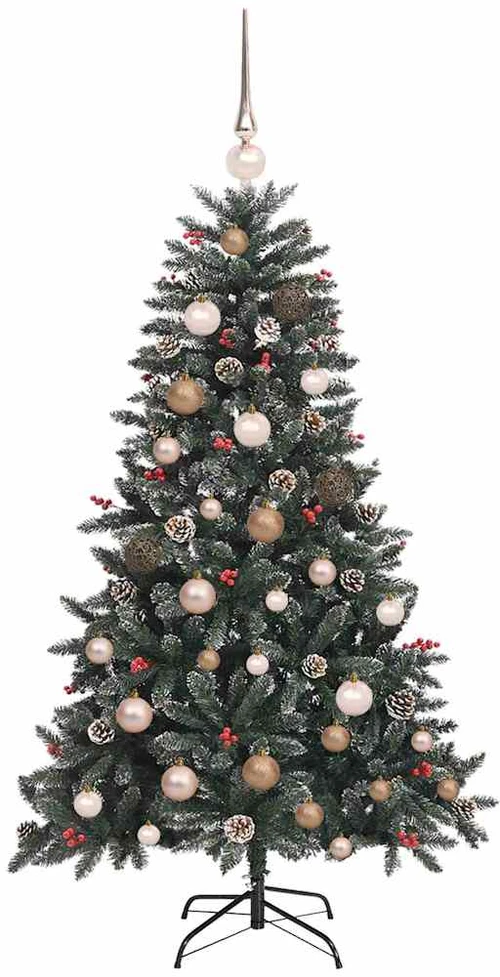 Dirbtinė Kalėdų eglutė Žalia 150 cm PVC, plastikas ir plienas