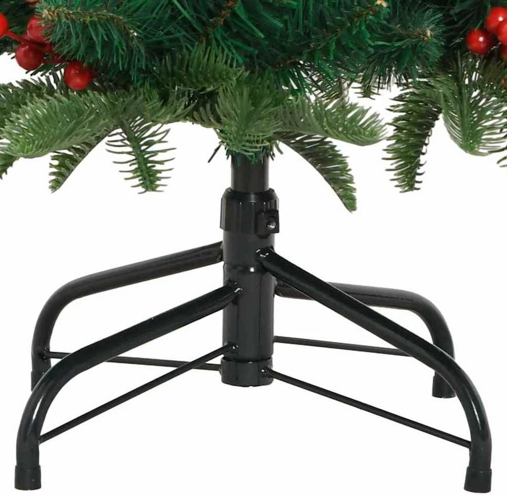 Dirbtinė Kalėdų eglutė Žalia 150 cm PVC ir Metalas ir Plastikas