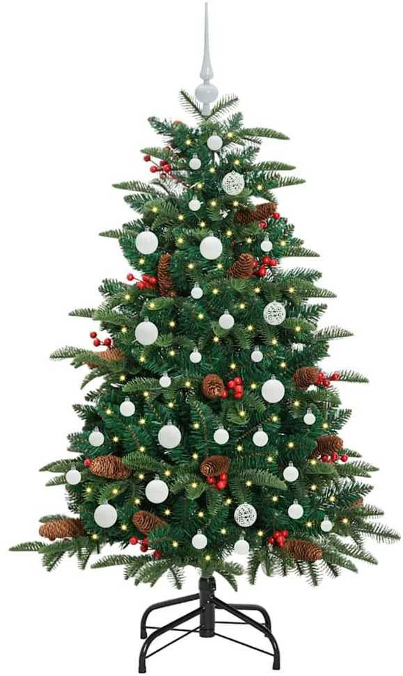 Dirbtinė Kalėdų eglutė Žalia 150 cm PVC ir Metalas ir Plastikas