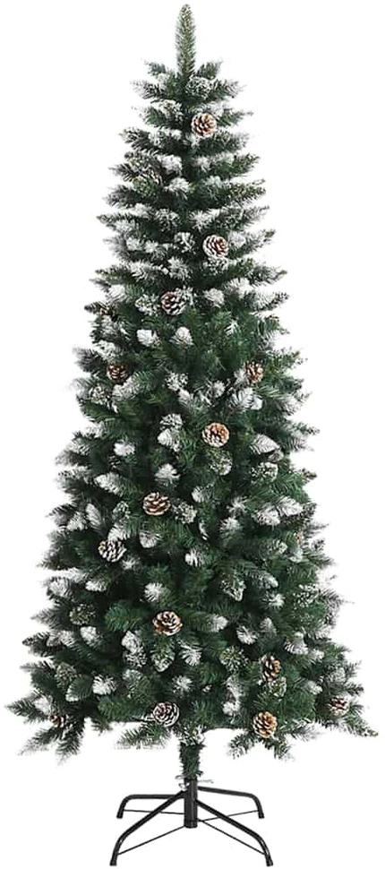 Dirbtinė Kalėdų eglutė Žalia 150 cm PVC, plastikas ir plienas