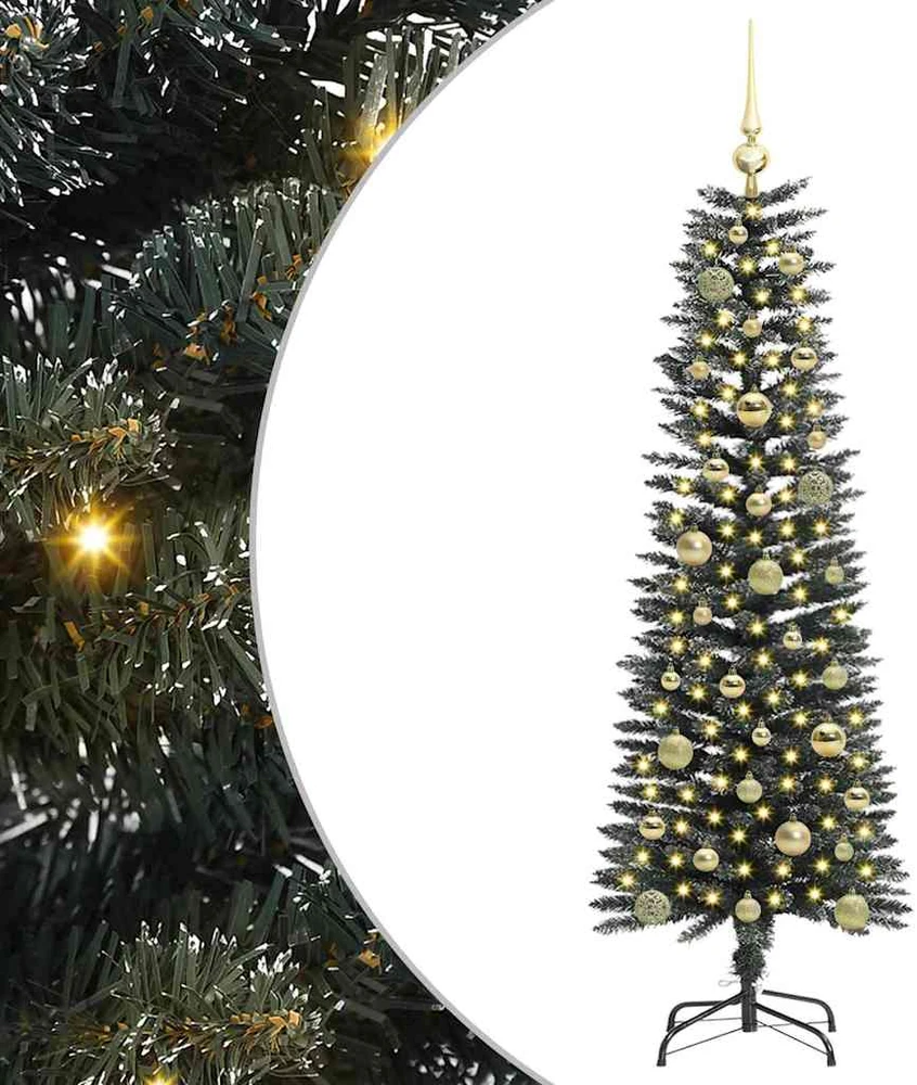 Dirbtinė Kalėdų eglutė Žalia 150 cm PVC, plastikas ir plienas