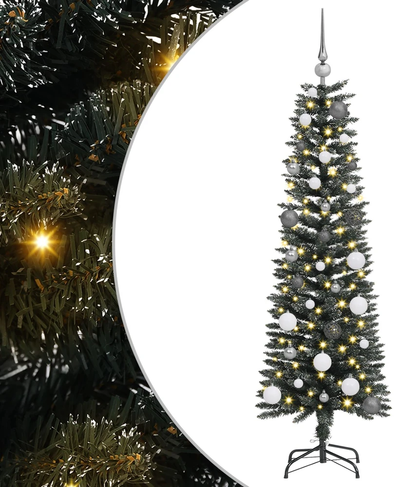 Dirbtinė Kalėdų eglutė Žalia 150 cm PVC, plastikas ir plienas