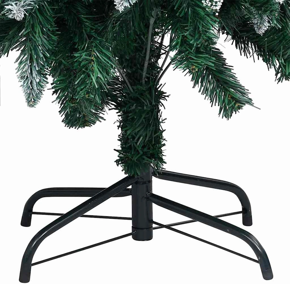 Dirbtinė Kalėdų eglutė Žalia 150 cm PVC ir Plienas ir Plastikas