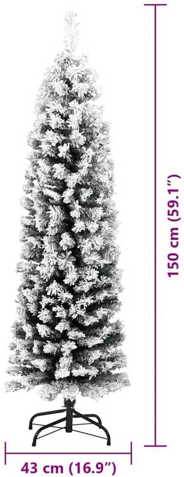 Dirbtinė Kalėdų eglutė Žalia 150 cm PVC, plienas ir plastikas