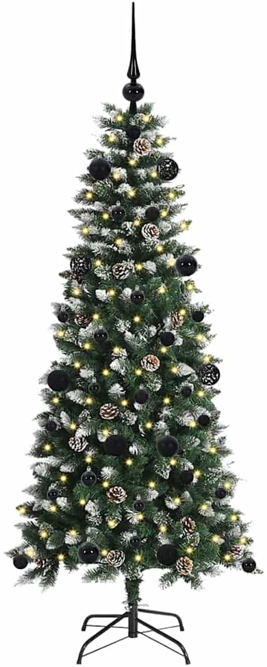 Dirbtinė Kalėdų eglutė Žalia 150 cm PVC, plastikas ir plienas