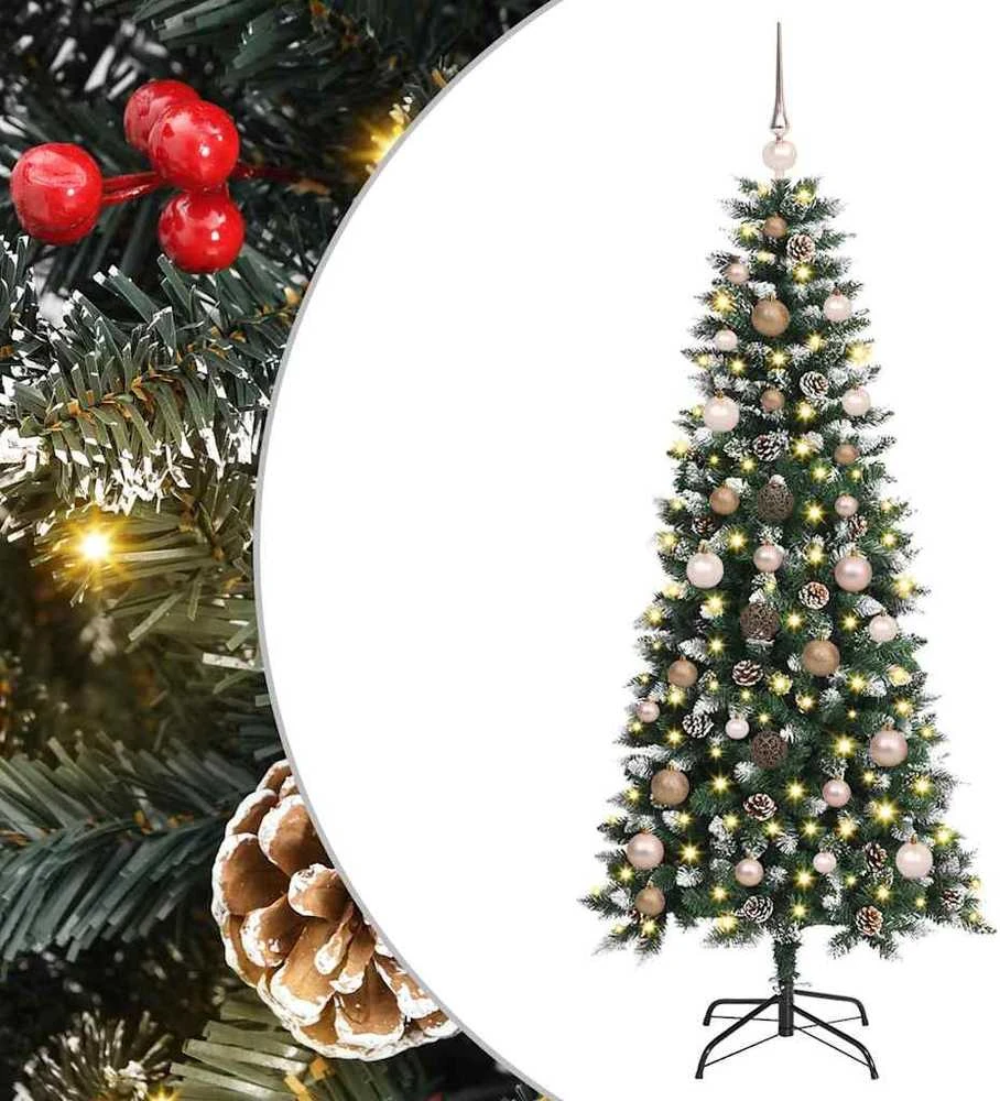 Dirbtinė Kalėdų eglutė Žalia 150 cm PVC, plastikas ir plienas