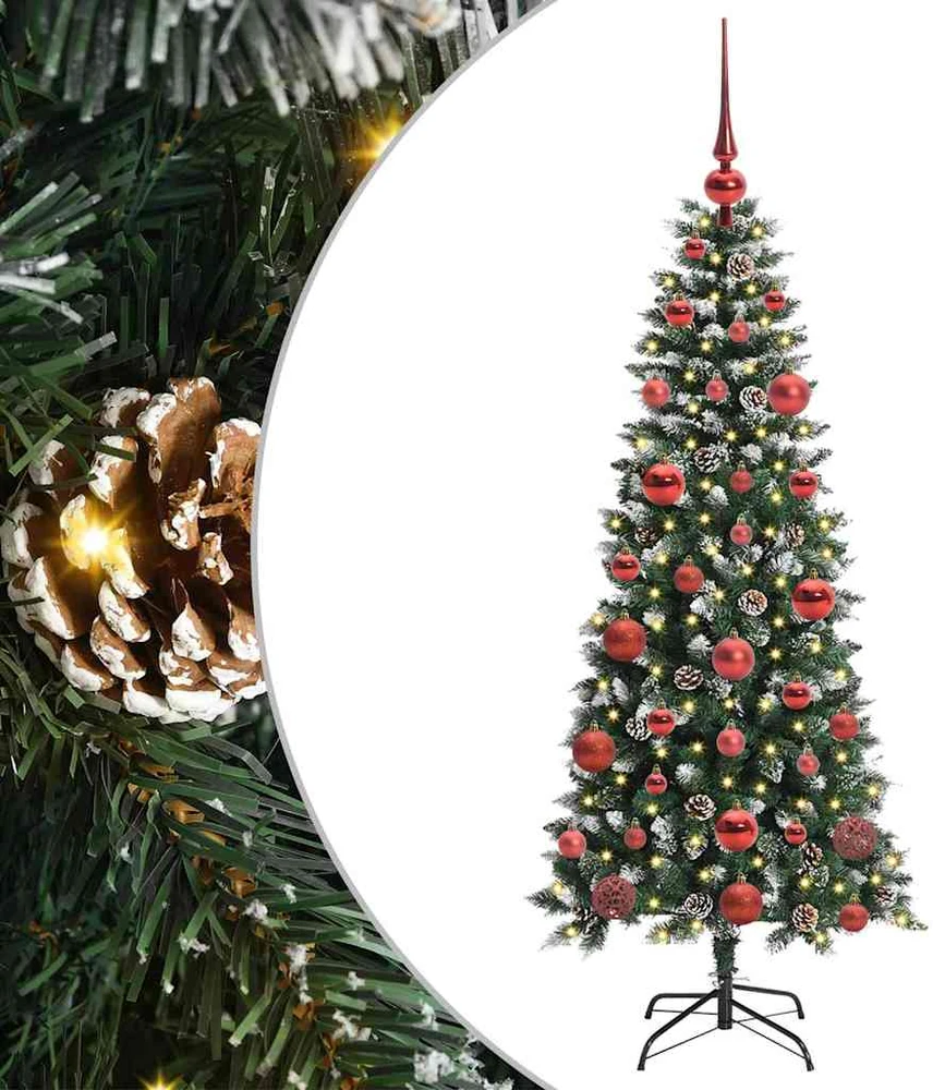 Dirbtinė Kalėdų eglutė Žalia 150 cm PVC, plastikas ir plienas