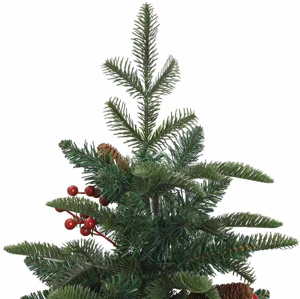 Dirbtinė Kalėdų eglutė Žalia 150 cm PVC ir Metalas ir Plastikas