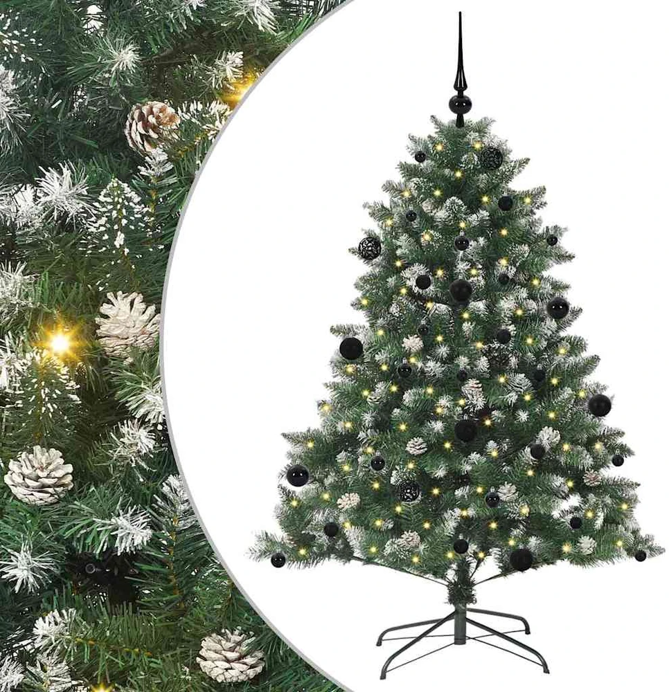 Dirbtinė Kalėdų eglutė Žalia 150 cm PVC, plastikas ir plienas