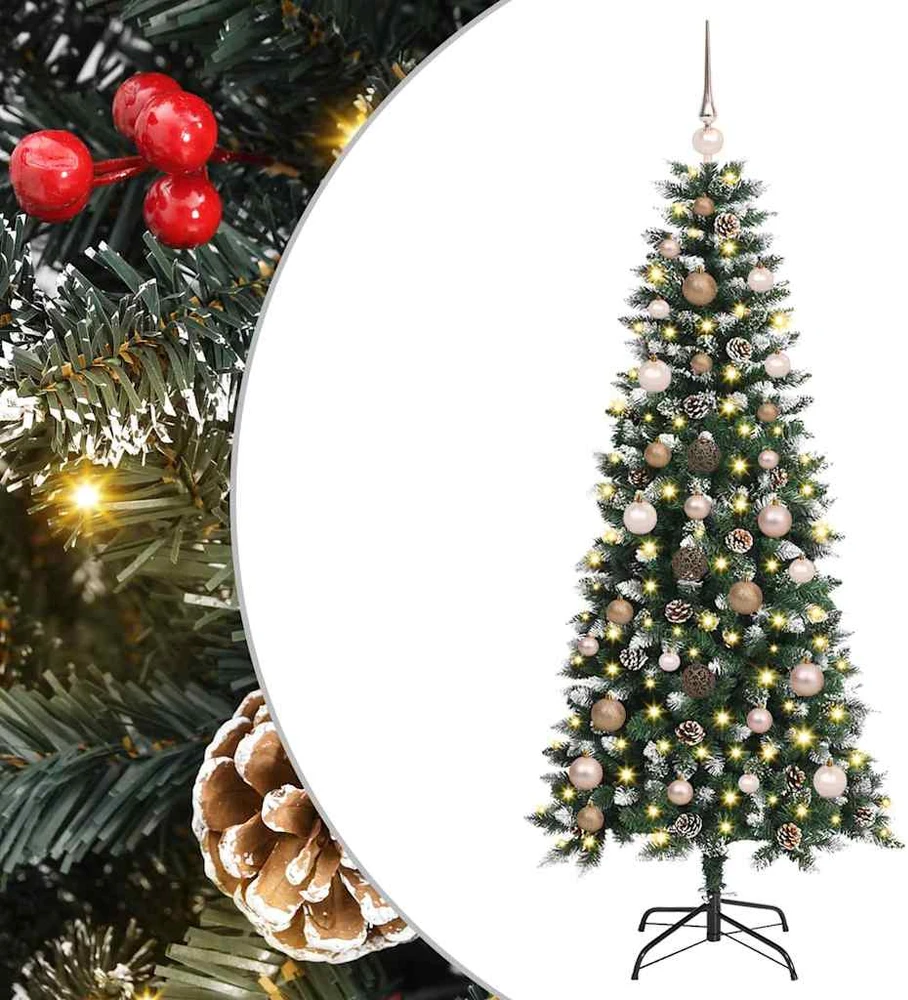 Dirbtinė Kalėdų eglutė Žalia 150 cm PVC, plastikas ir plienas
