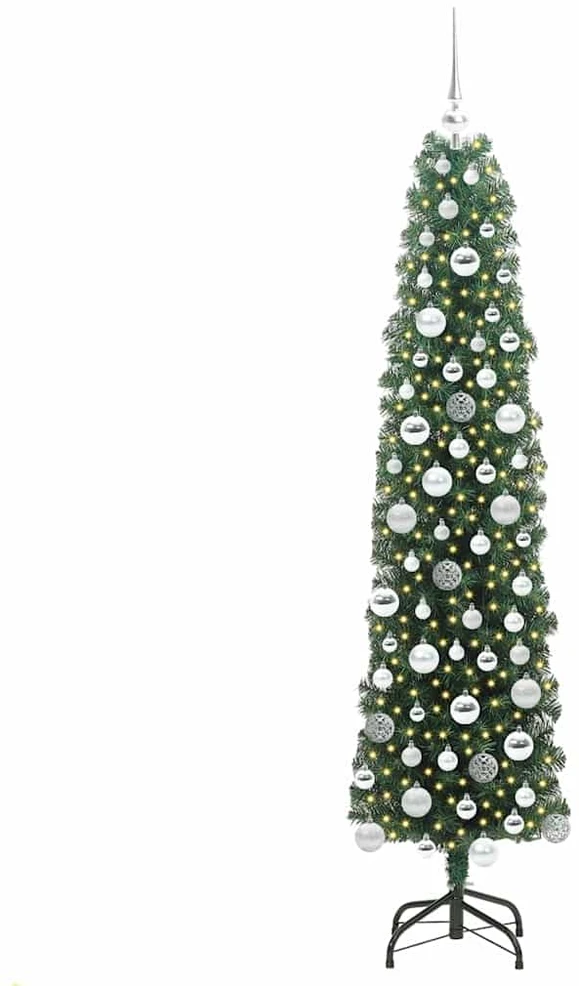 Dirbtinė Kalėdų eglutė Žalia 180 cm PVC, plienas ir plastikas