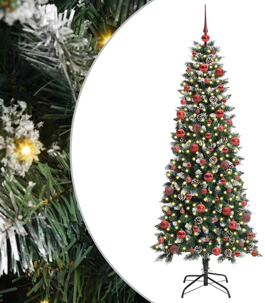 Dirbtinė Kalėdų eglutė Žalia 180 cm PVC, plastikas ir plienas