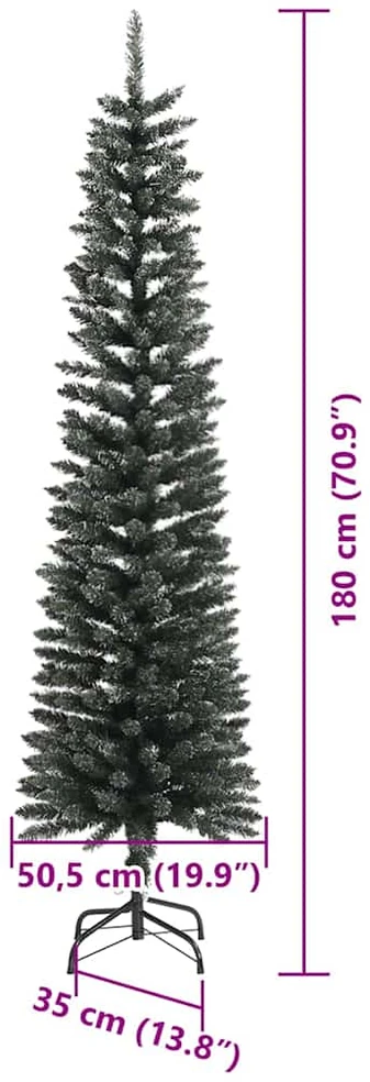 Dirbtinė Kalėdų eglutė Žalia 180 cm PVC, plastikas ir plienas