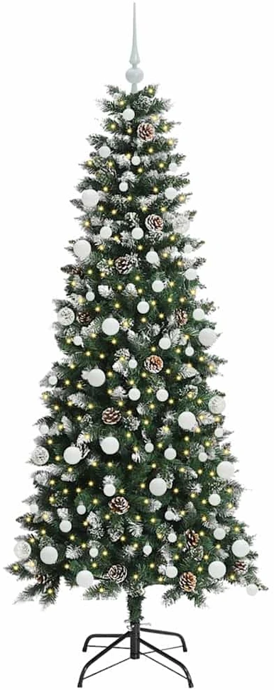 Dirbtinė Kalėdų eglutė Žalia 180 cm PVC, plastikas ir plienas