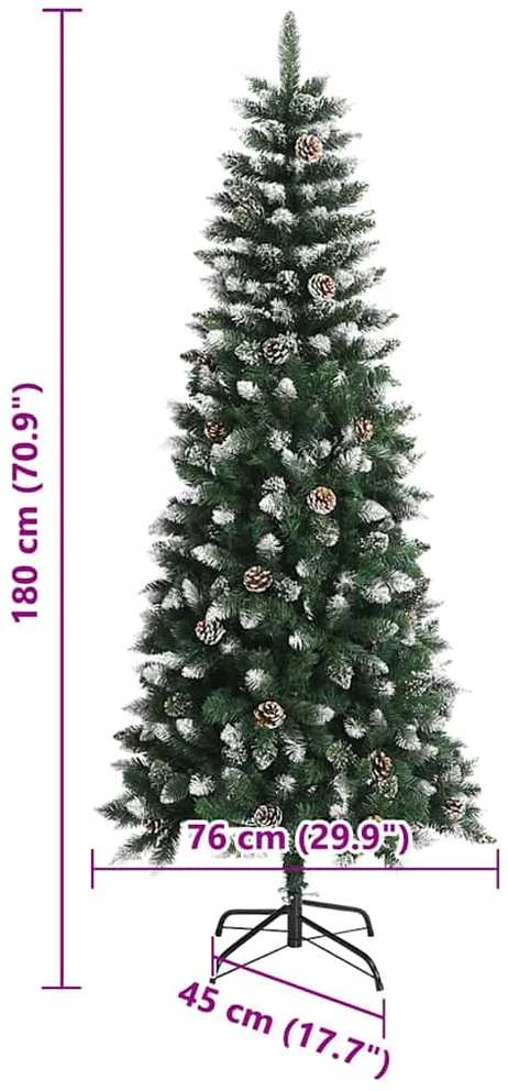 Dirbtinė Kalėdų eglutė Žalia 180 cm PVC, plastikas ir plienas