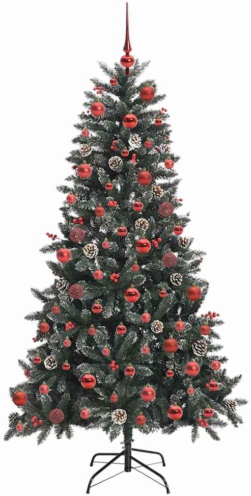 Dirbtinė Kalėdų eglutė Žalia 180 cm PVC, plastikas ir plienas