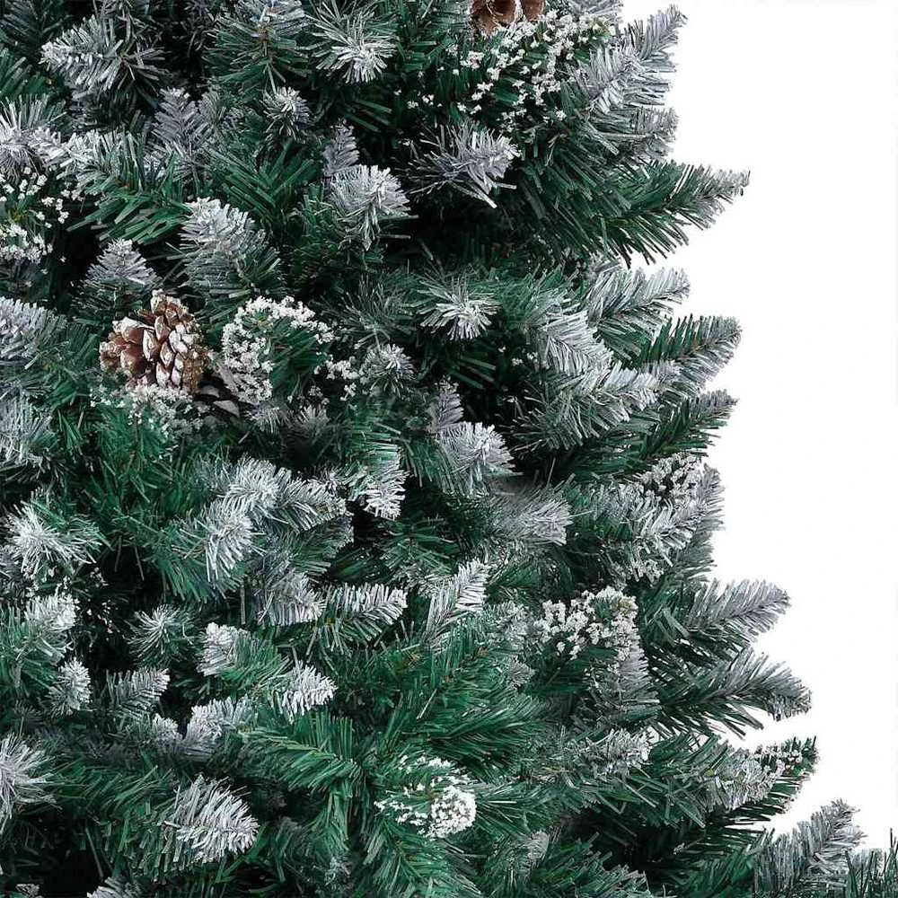 Dirbtinė Kalėdų eglutė Žalia 180 cm PVC ir Plienas ir Plastikas