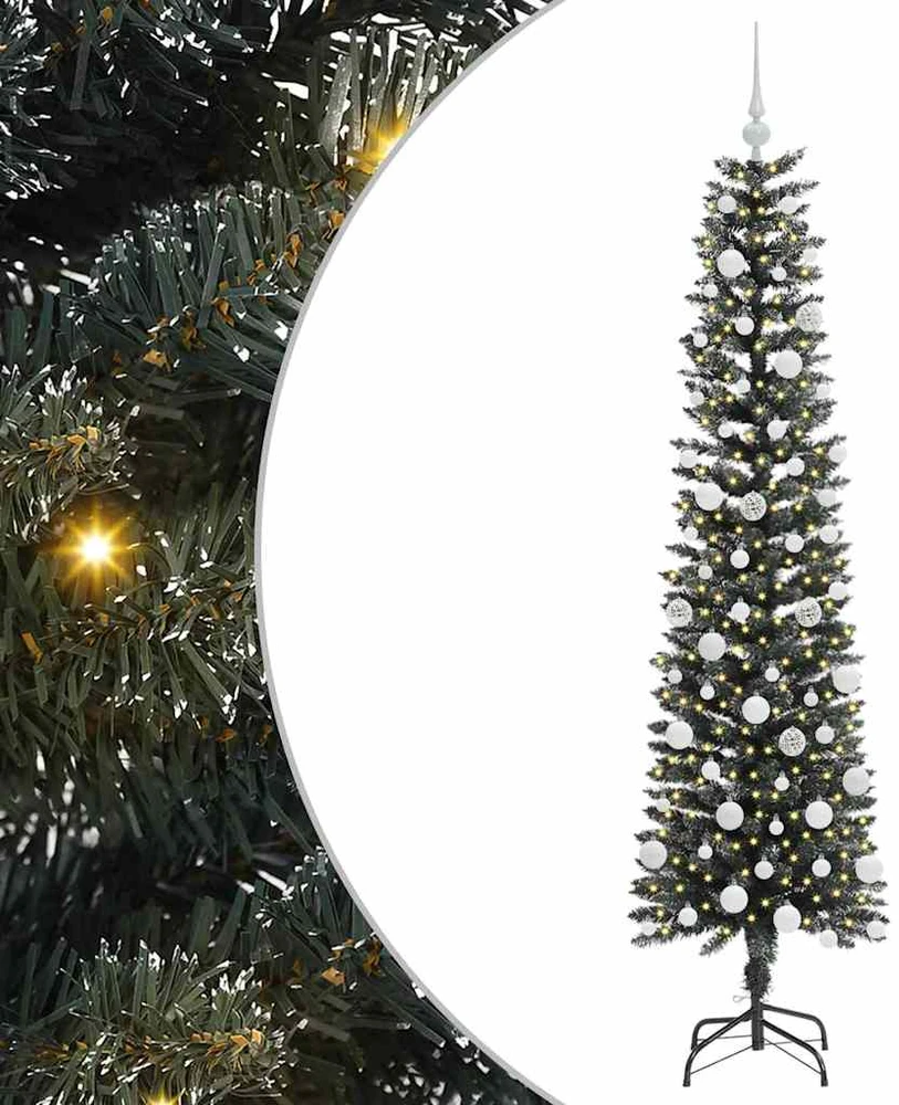 Dirbtinė Kalėdų eglutė Žalia 180 cm PVC, plastikas ir plienas