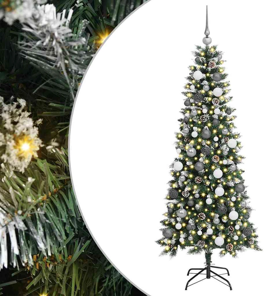 Dirbtinė Kalėdų eglutė Žalia 180 cm PVC, plastikas ir plienas