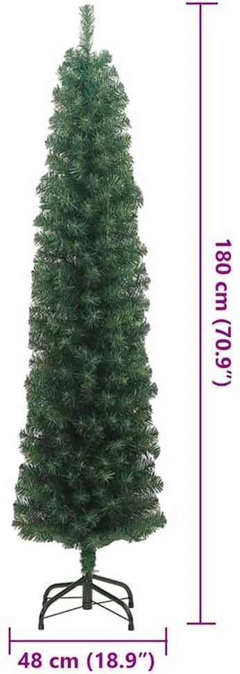 Dirbtinė Kalėdų eglutė Žalia 180 cm PVC, plienas ir plastikas