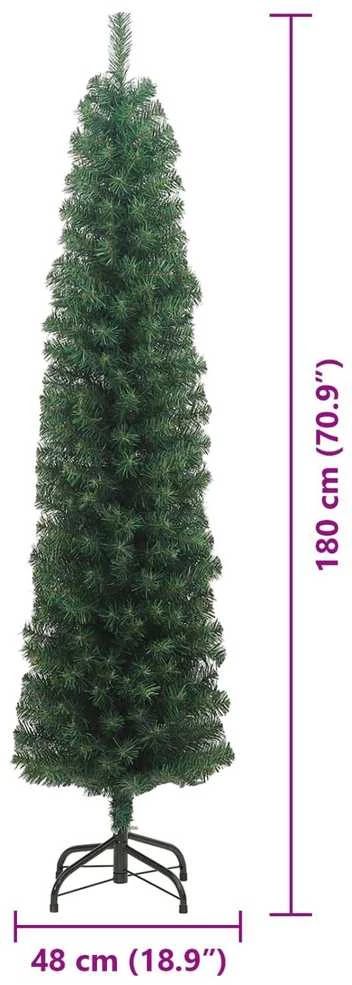 Dirbtinė Kalėdų eglutė Žalia 180 cm PVC, plienas ir plastikas