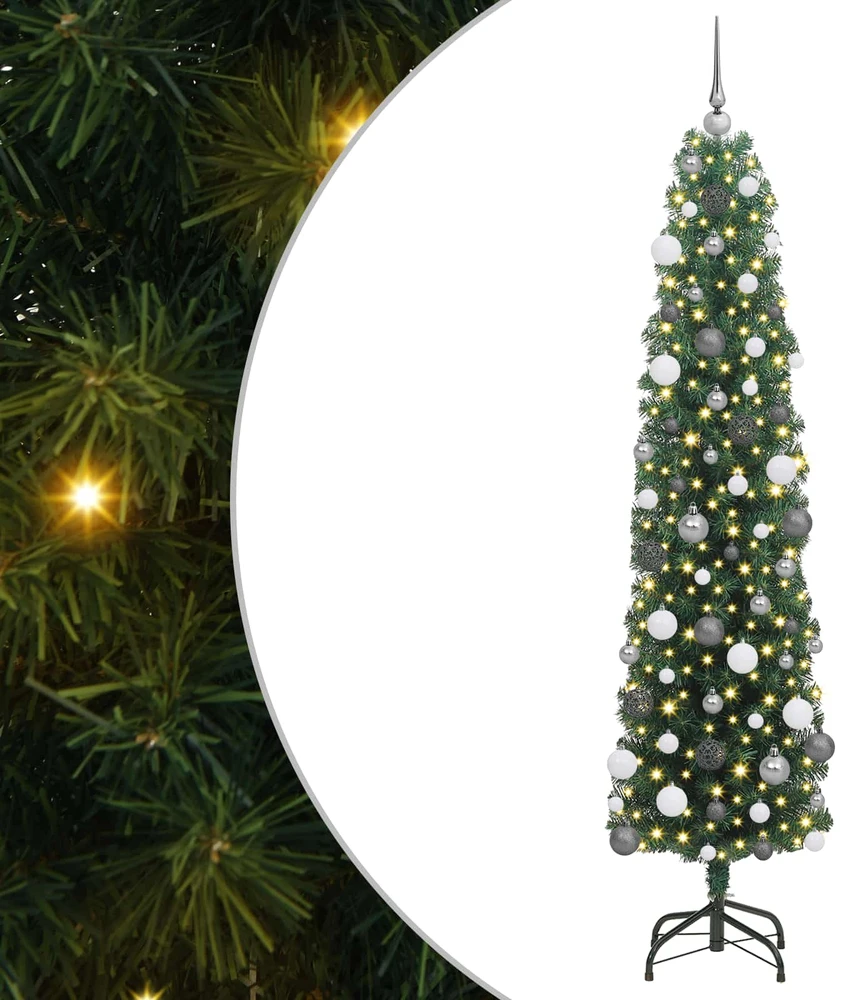 Dirbtinė Kalėdų eglutė Žalia 180 cm PVC, plienas ir plastikas