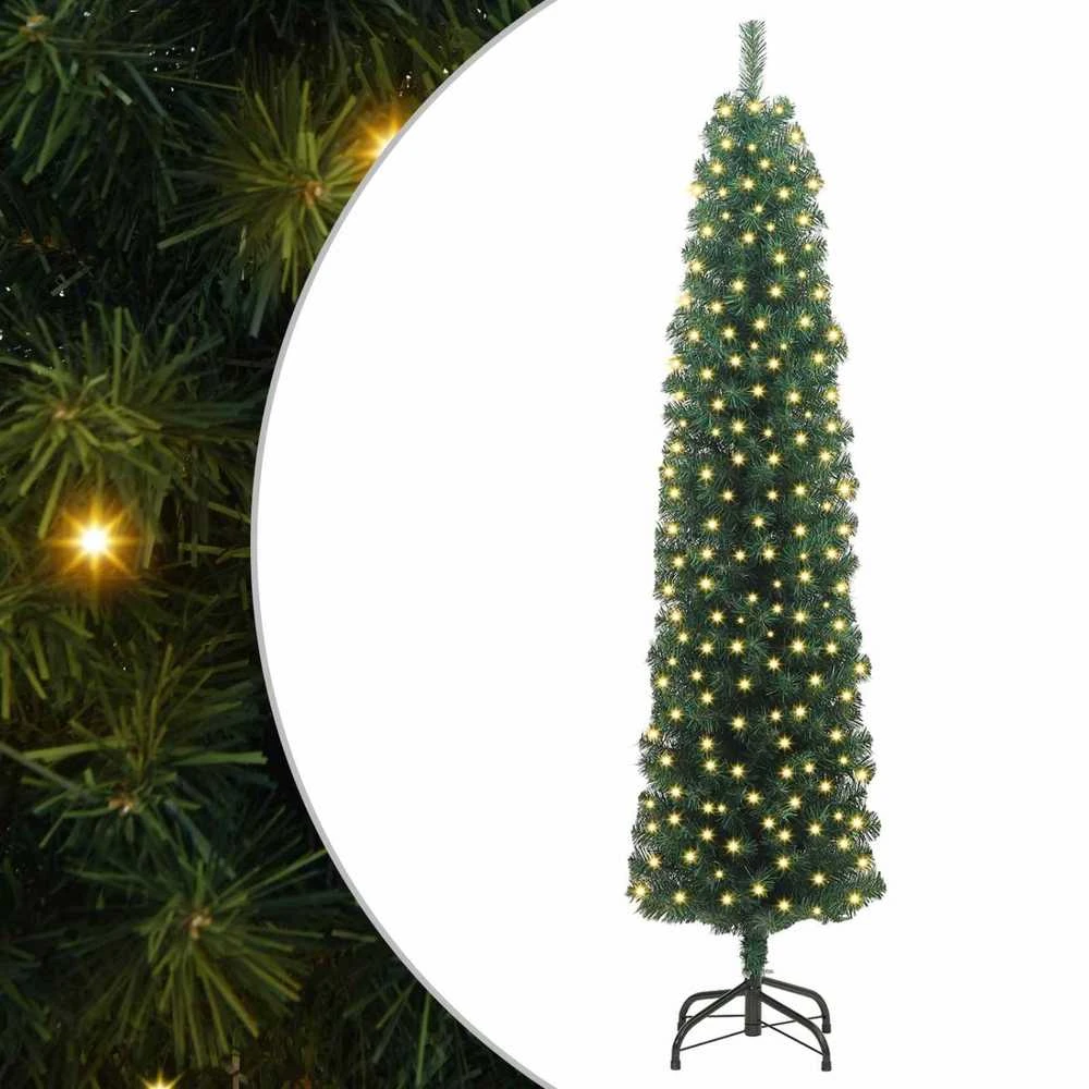 Dirbtinė Kalėdų eglutė Žalia 180 cm PVC, plienas ir plastikas