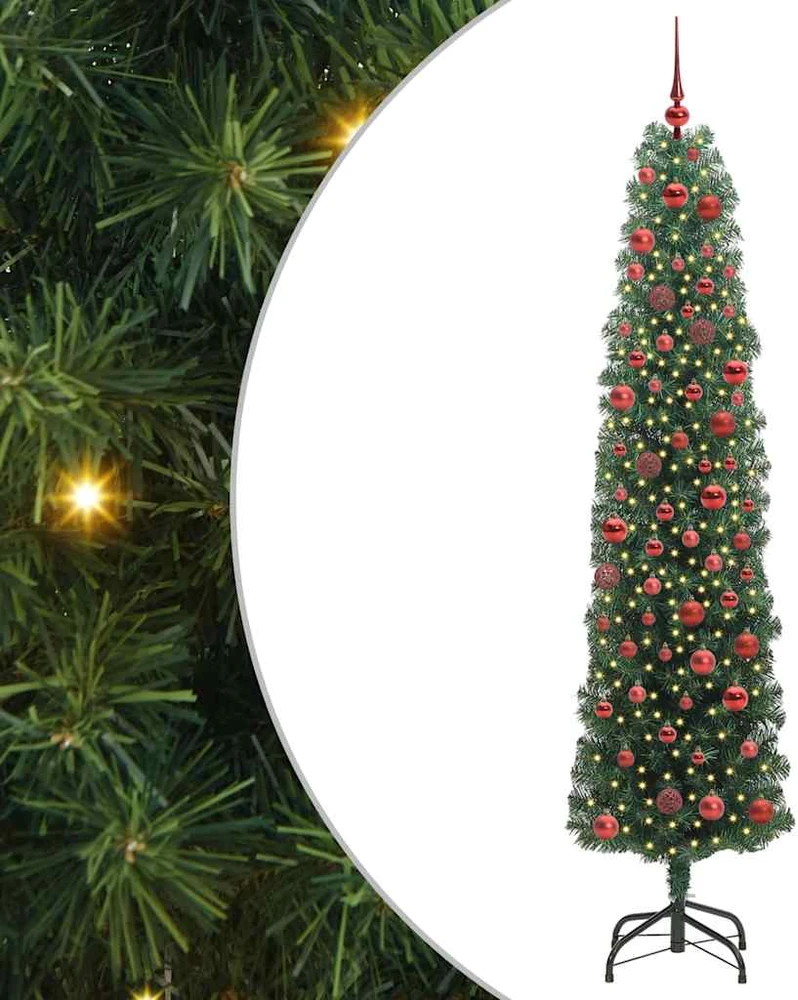 Dirbtinė Kalėdų eglutė Žalia 180 cm PVC, plienas ir plastikas