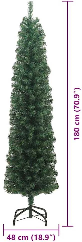 Dirbtinė Kalėdų eglutė Žalia 180 cm PVC, plienas ir plastikas