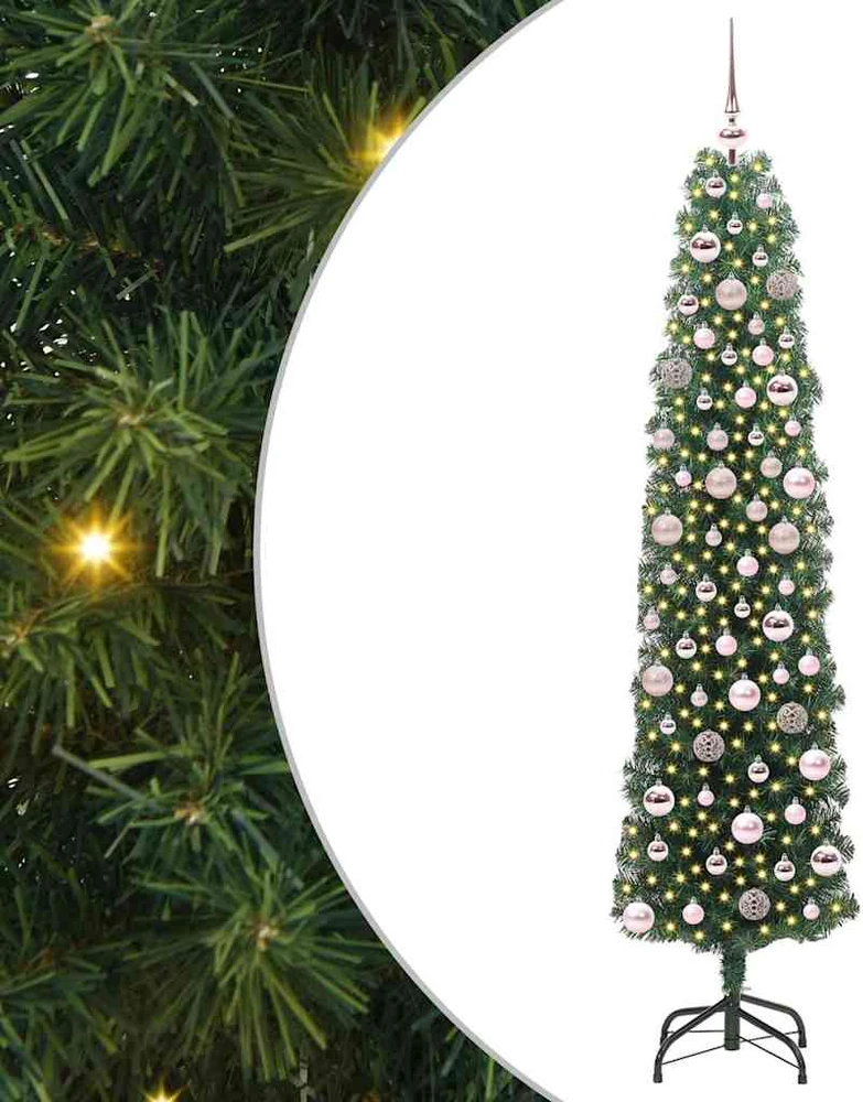 Dirbtinė Kalėdų eglutė Žalia 180 cm PVC, plienas ir plastikas