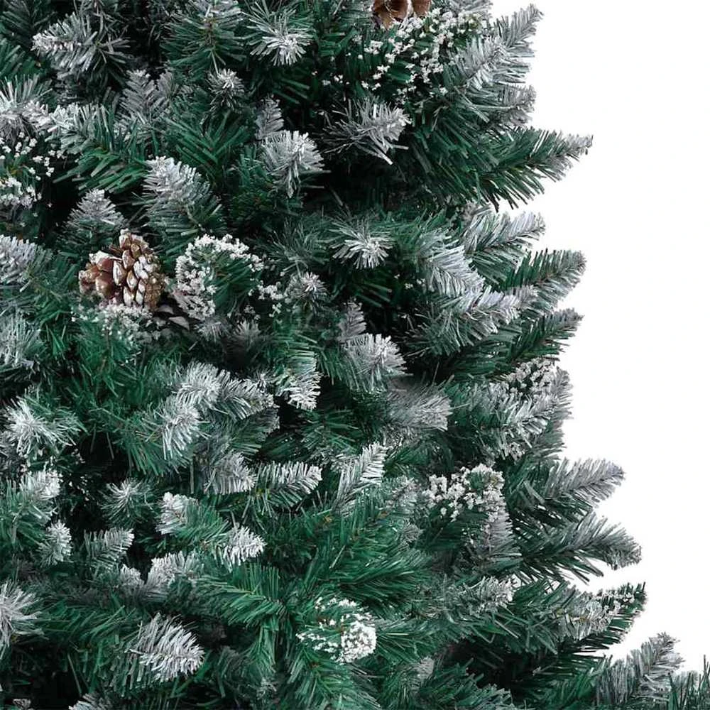 Dirbtinė Kalėdų eglutė Žalia 180 cm PVC ir Plienas ir Plastikas