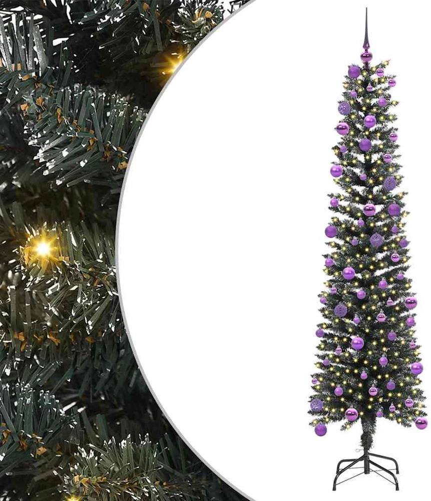 Dirbtinė Kalėdų eglutė Žalia 180 cm PVC, plastikas ir plienas