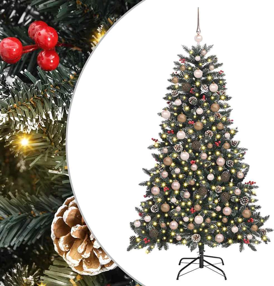 Dirbtinė Kalėdų eglutė Žalia 180 cm PVC, plastikas ir plienas