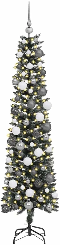 Dirbtinė Kalėdų eglutė Žalia 180 cm PVC, plastikas ir plienas
