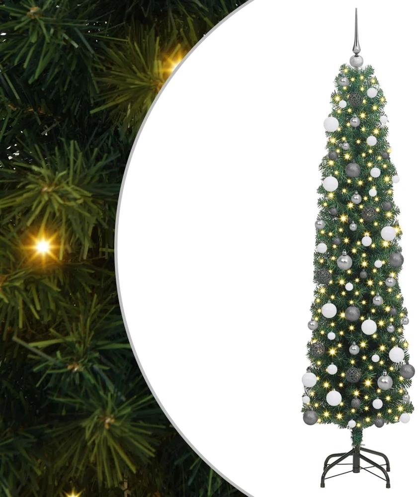 Dirbtinė Kalėdų eglutė Žalia 180 cm PVC, plienas ir plastikas
