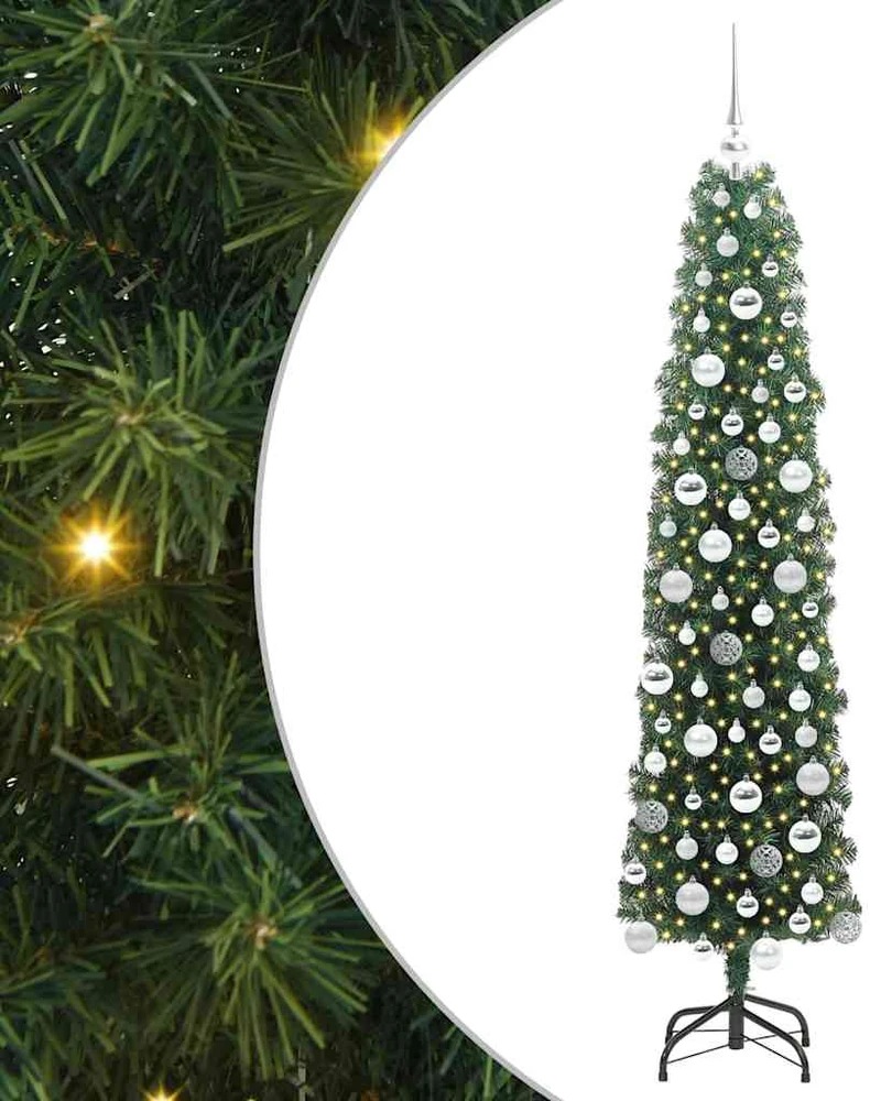 Dirbtinė Kalėdų eglutė Žalia 180 cm PVC, plienas ir plastikas
