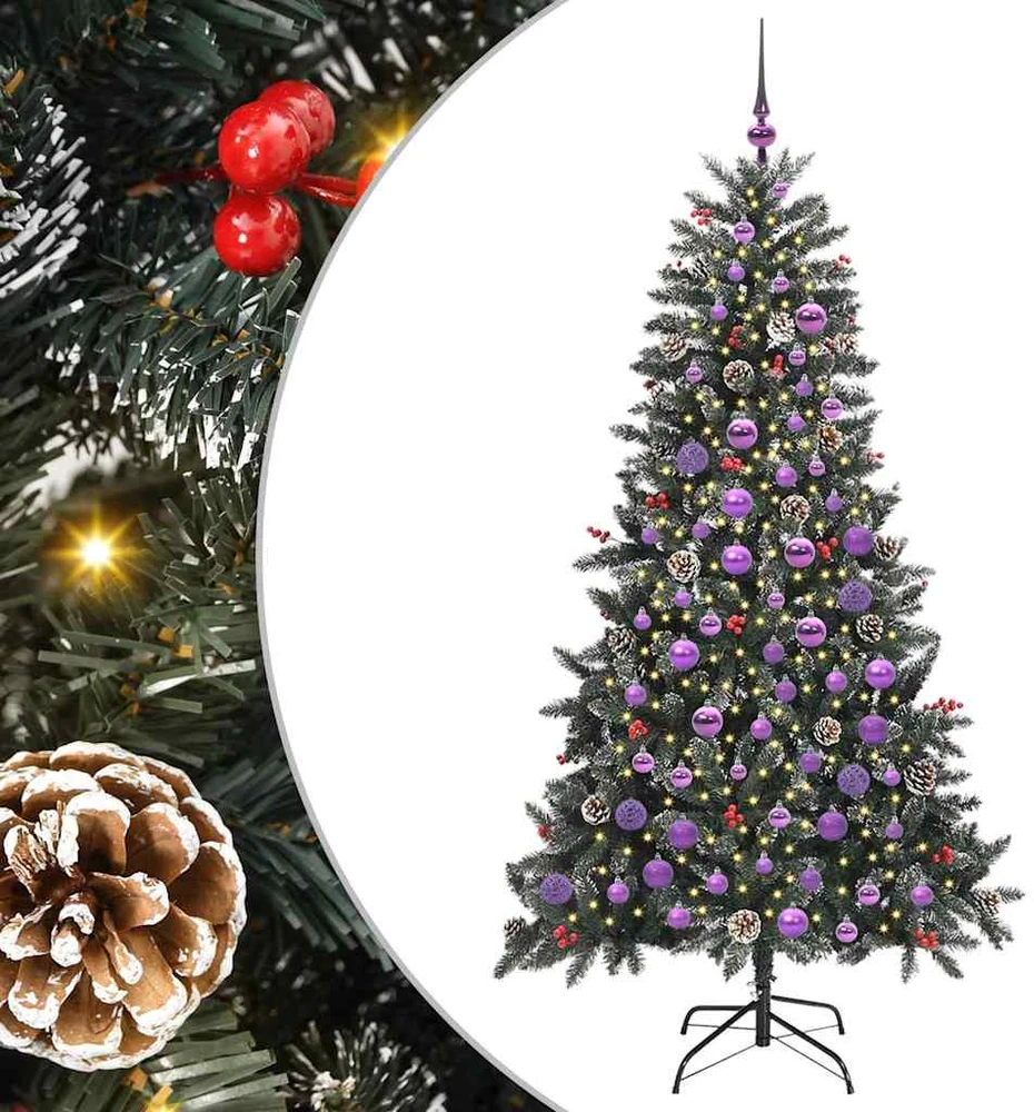 Dirbtinė Kalėdų eglutė Žalia 180 cm PVC, plastikas ir plienas