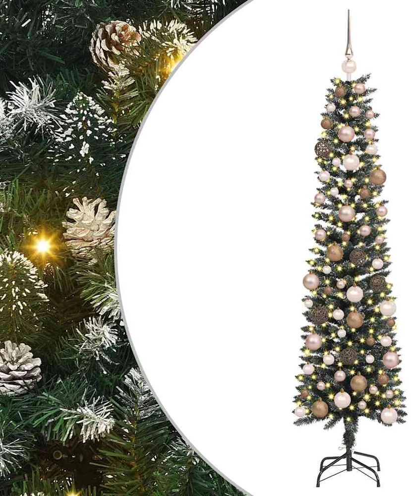 Dirbtinė Kalėdų eglutė Žalia 180 cm PVC, plastikas ir plienas
