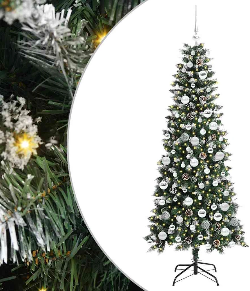 Dirbtinė Kalėdų eglutė Žalia 180 cm PVC, plastikas ir plienas
