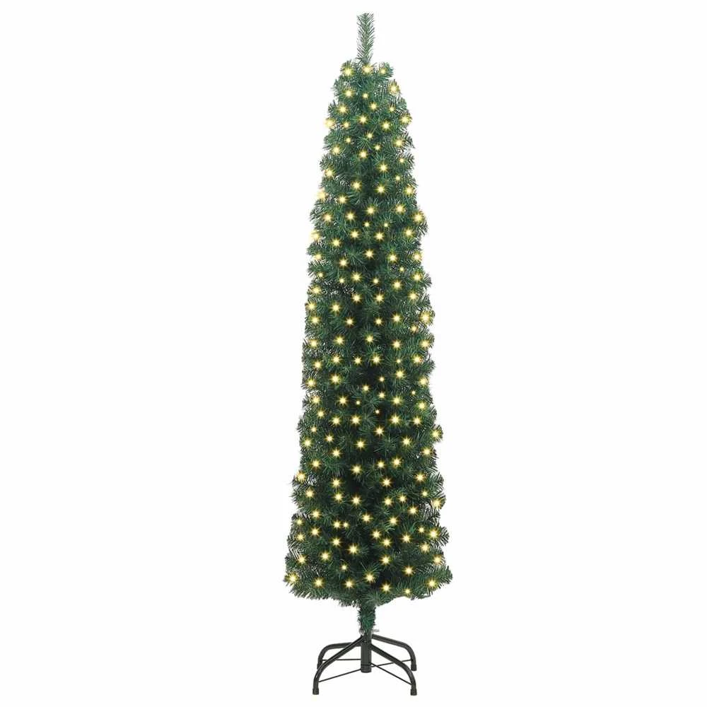 Dirbtinė Kalėdų eglutė Žalia 180 cm PVC, plienas ir plastikas