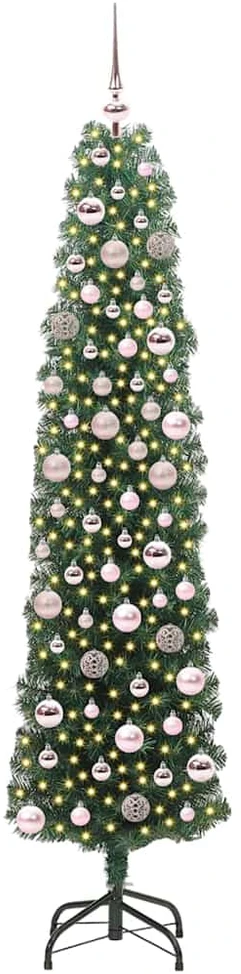 Dirbtinė Kalėdų eglutė Žalia 180 cm PVC, plienas ir plastikas