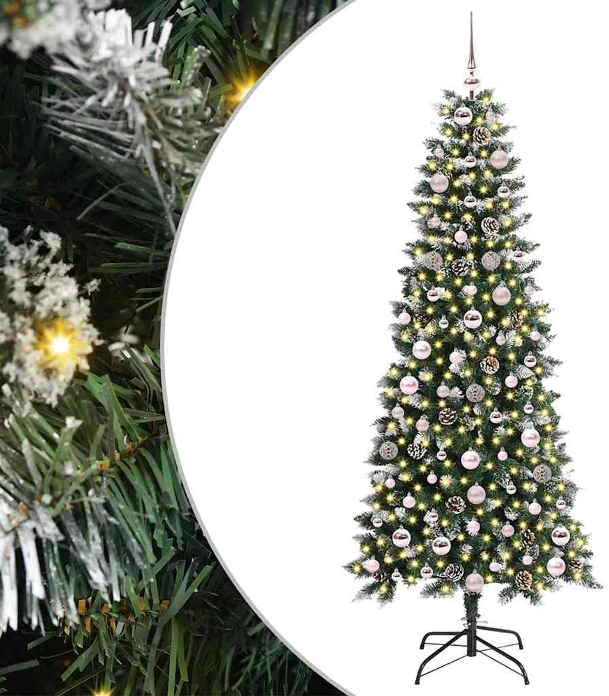 Dirbtinė Kalėdų eglutė Žalia 180 cm PVC, plastikas ir plienas
