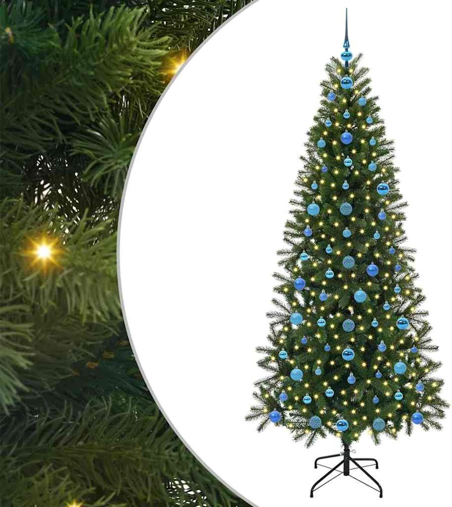 Dirbtinė Kalėdų eglutė Žalia 210 cm PE ir PVC
