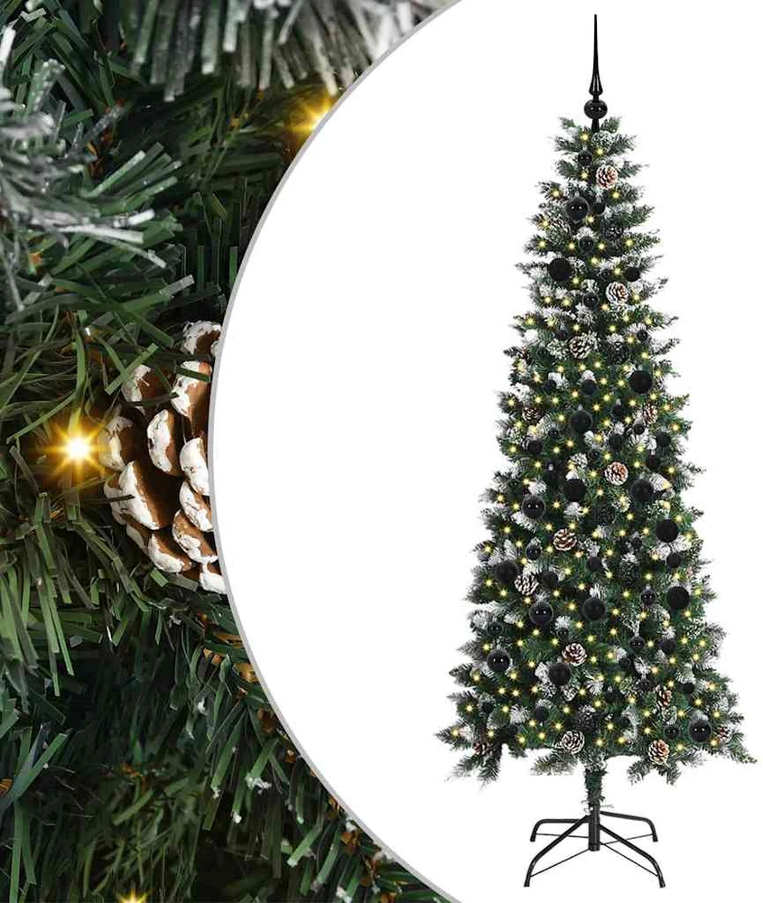 Dirbtinė Kalėdų eglutė Žalia 210 cm PVC, plastikas ir plienas