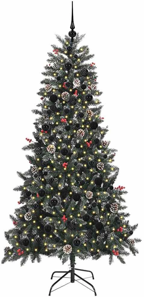 Dirbtinė Kalėdų eglutė Žalia 210 cm PVC, plastikas ir plienas