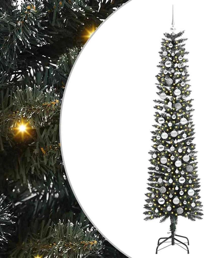 Dirbtinė Kalėdų eglutė Žalia 210 cm PVC, plastikas ir plienas