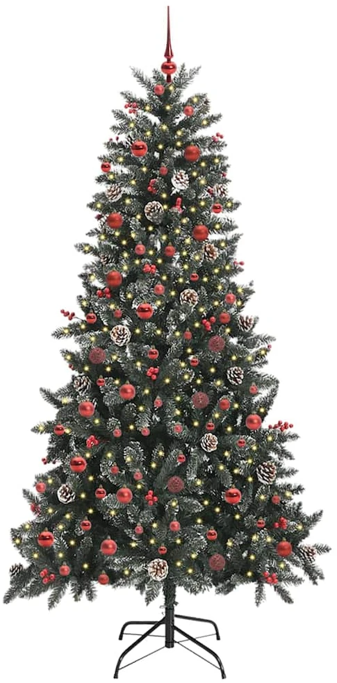 Dirbtinė Kalėdų eglutė Žalia 210 cm PVC, plastikas ir plienas