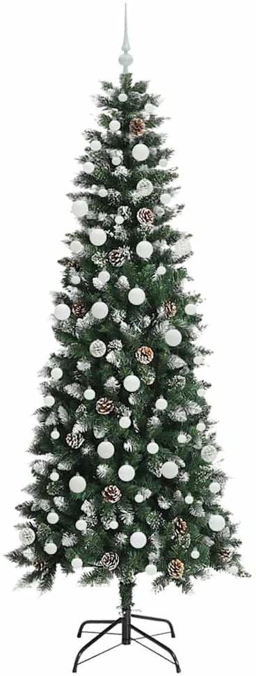 Dirbtinė Kalėdų eglutė Žalia 210 cm PVC, plastikas ir plienas