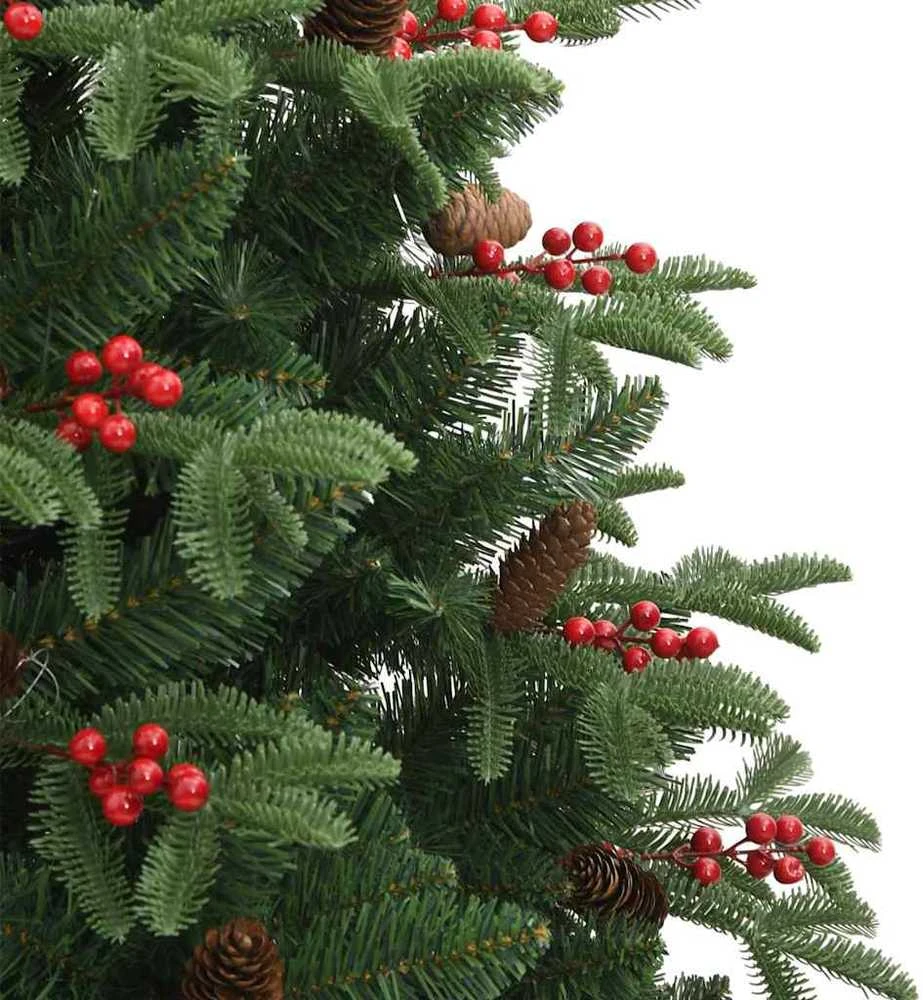 Dirbtinė Kalėdų eglutė Žalia 210 cm PVC ir Metalas ir Plastikas